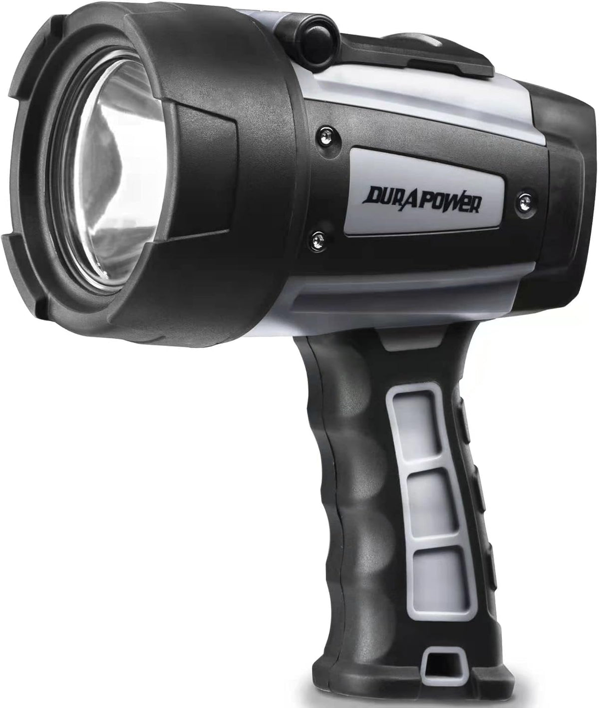 5000 Lumen LED Rechargeable Spotlight, 7200mah Ultra Bright Compact Handheld Spotlight, IP68 Waterproof Spotlight Flashlight F513339