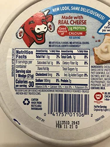 Spreadable Cheese Wedge Variety Pack D659137