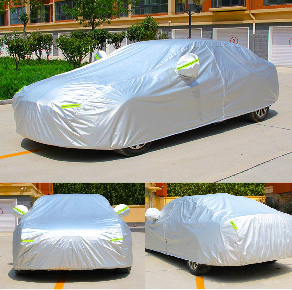 Waterproof All Weather SUV Car Cover with Zipper Door T8028