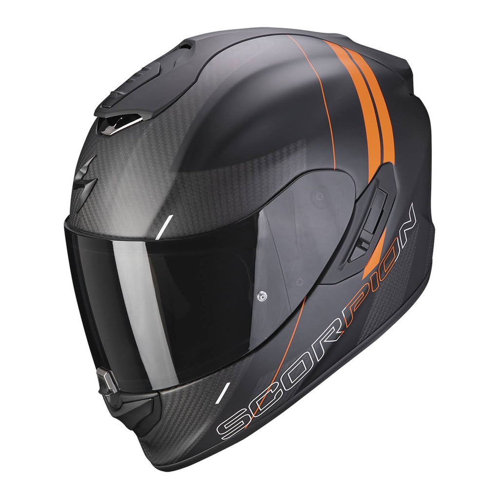 Matte Black Orange Carbon Helmet S9330