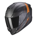 Matte Black Orange Carbon Helmet S9330