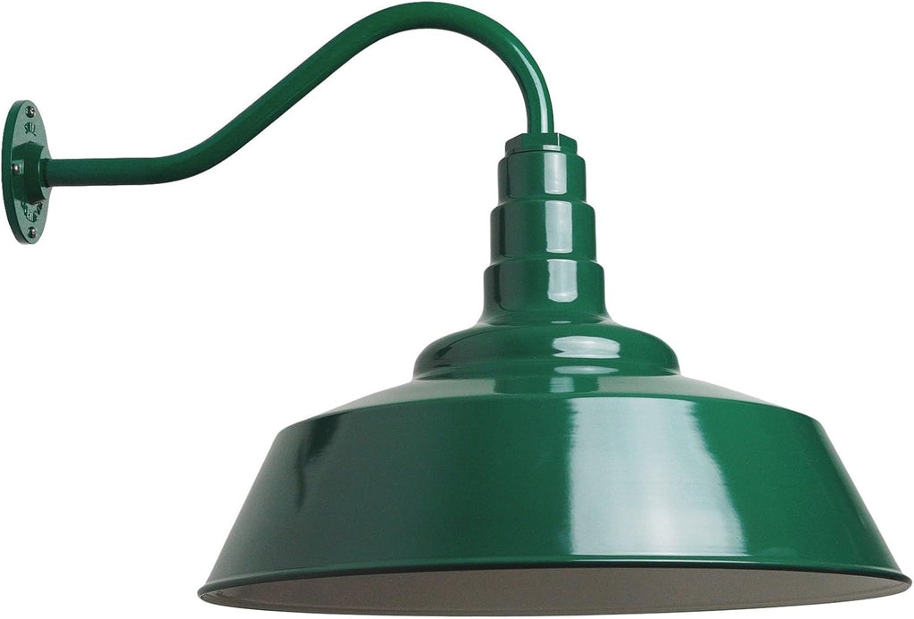 Black 20 inch Dome Barn Light S129
