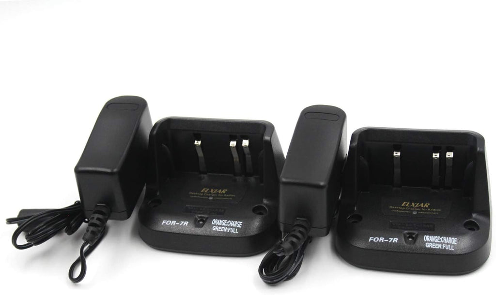 (2-Pack) Battery Charger Compatible with Yaesu Vertex VX-5R VX-6 VX-7R Standard Horizon HX460 HX471 X9231