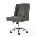 Slate Microfiber Desk Chair U2749