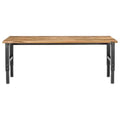 Adjustable Height Birch Top Workbench S757