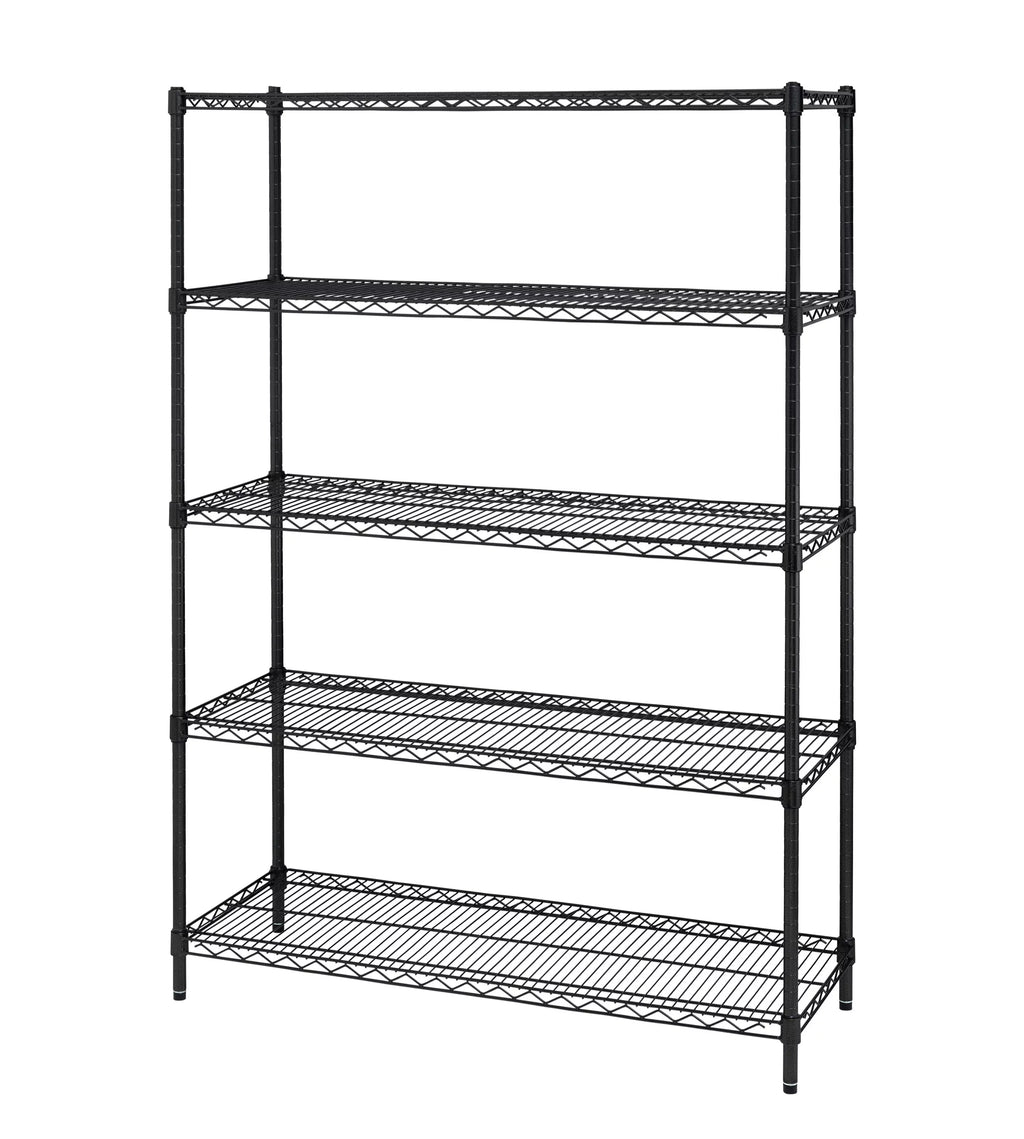 Black 5-Tier Wire Shelf I5120