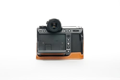 Black Leather Camera Case with Hand Strap K233726