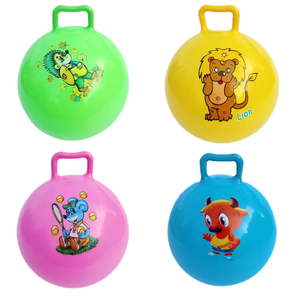 4pcs Inflatable Exercise Ball Jumping Ball Fitness Balance Toy M272277