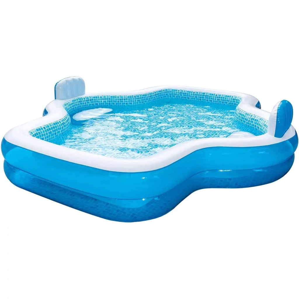 10 Feet Long Inflatable Pool with 2 Seats V349208