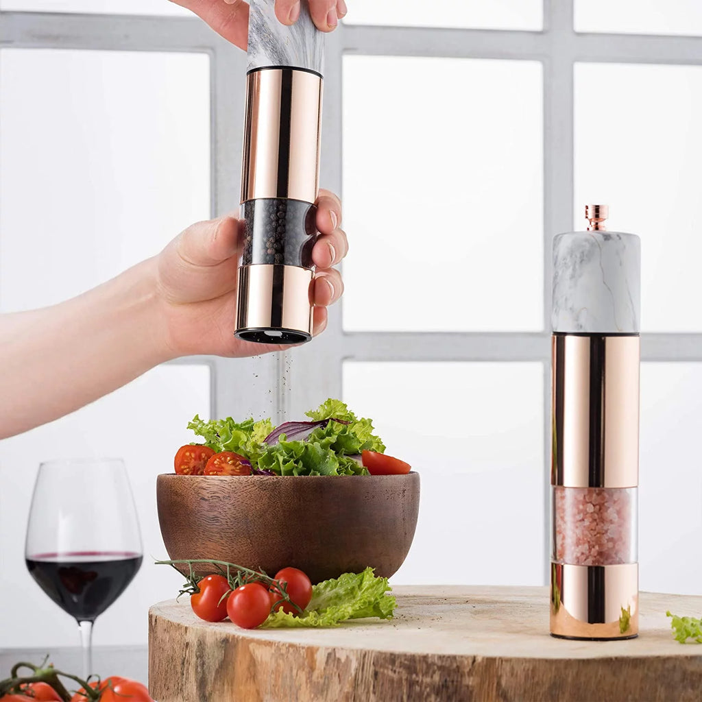 Salt and Pepper Grinder Set with Ceramic Mechanism X191386
