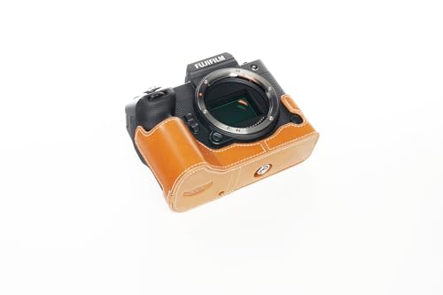Black Leather Camera Case with Hand Strap K233726