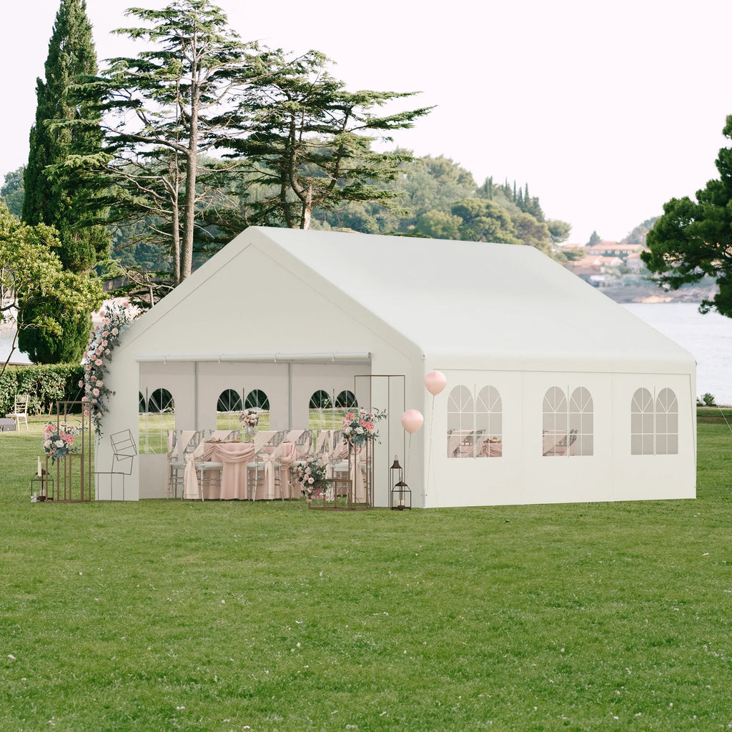 20x20ft Waterproof Carport Canopy Q937