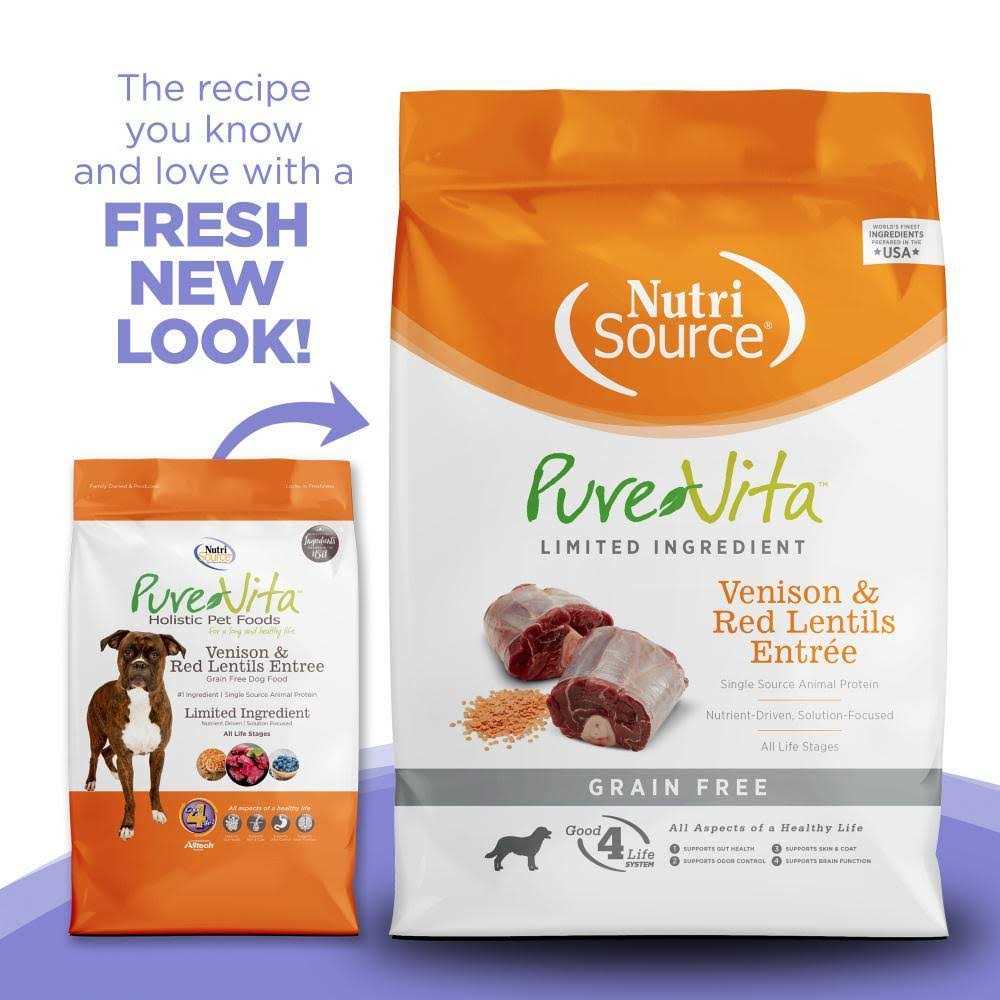 Grain Free Venison Red Lentils Dog Food V134766