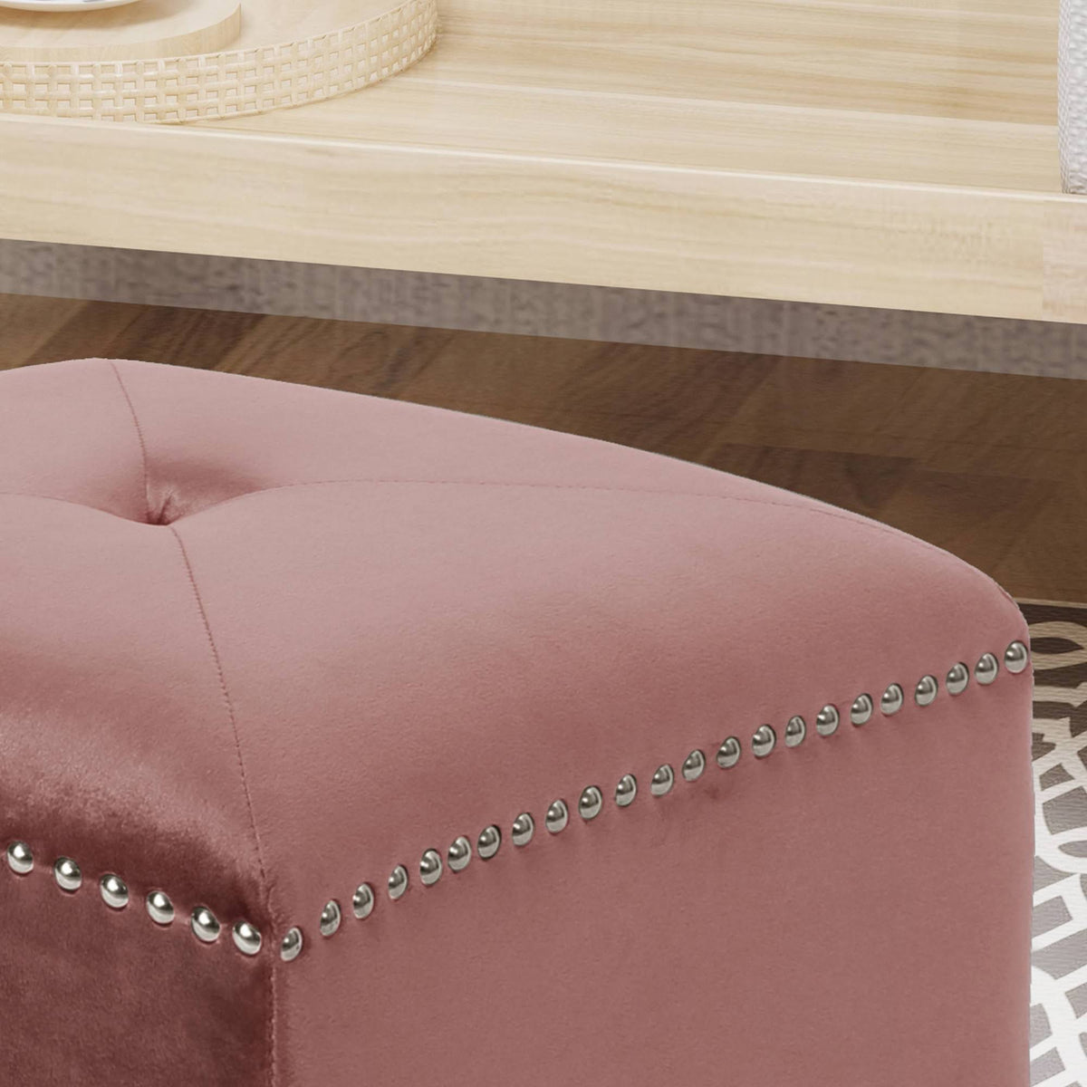 Pink Ottoman S33351