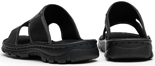 Leather Slip On Sandals K100