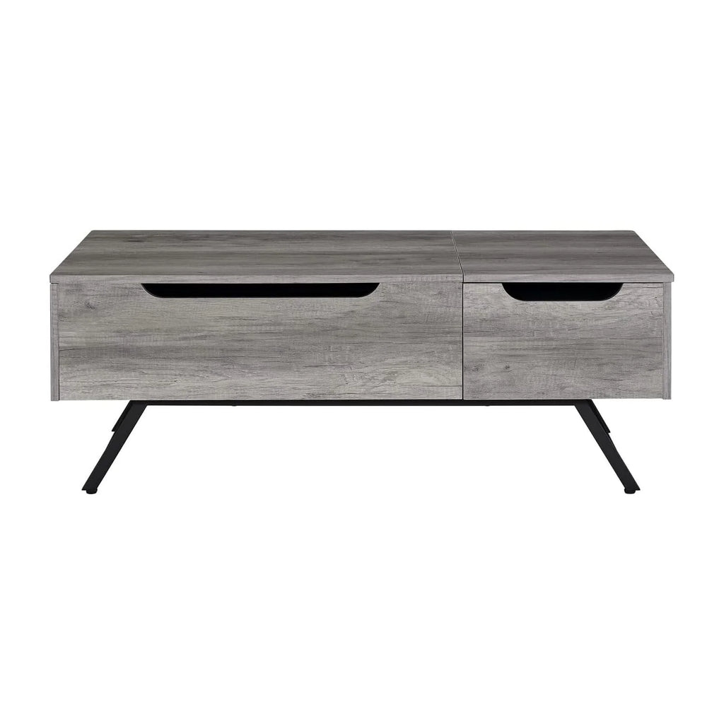 Gray Oak Coffee Table with Lift Top K18247