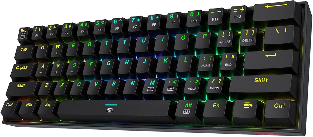 White 61 Keys Compact Mechanical Keyboard with Brown Switch, Pack of 2 Q92923