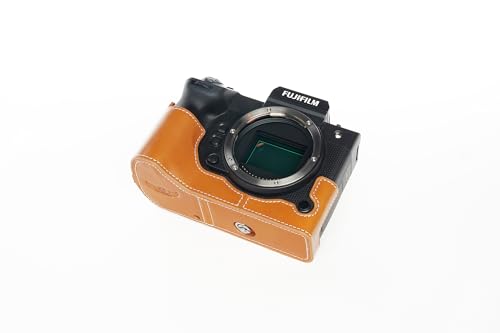 Black Leather Camera Case with Hand Strap K233726