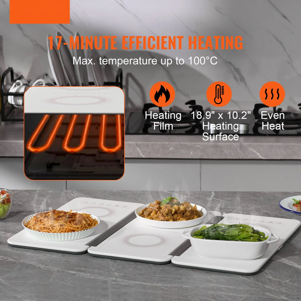 18.9" x 10.2" 240W Electric Food Warmer Tray J940