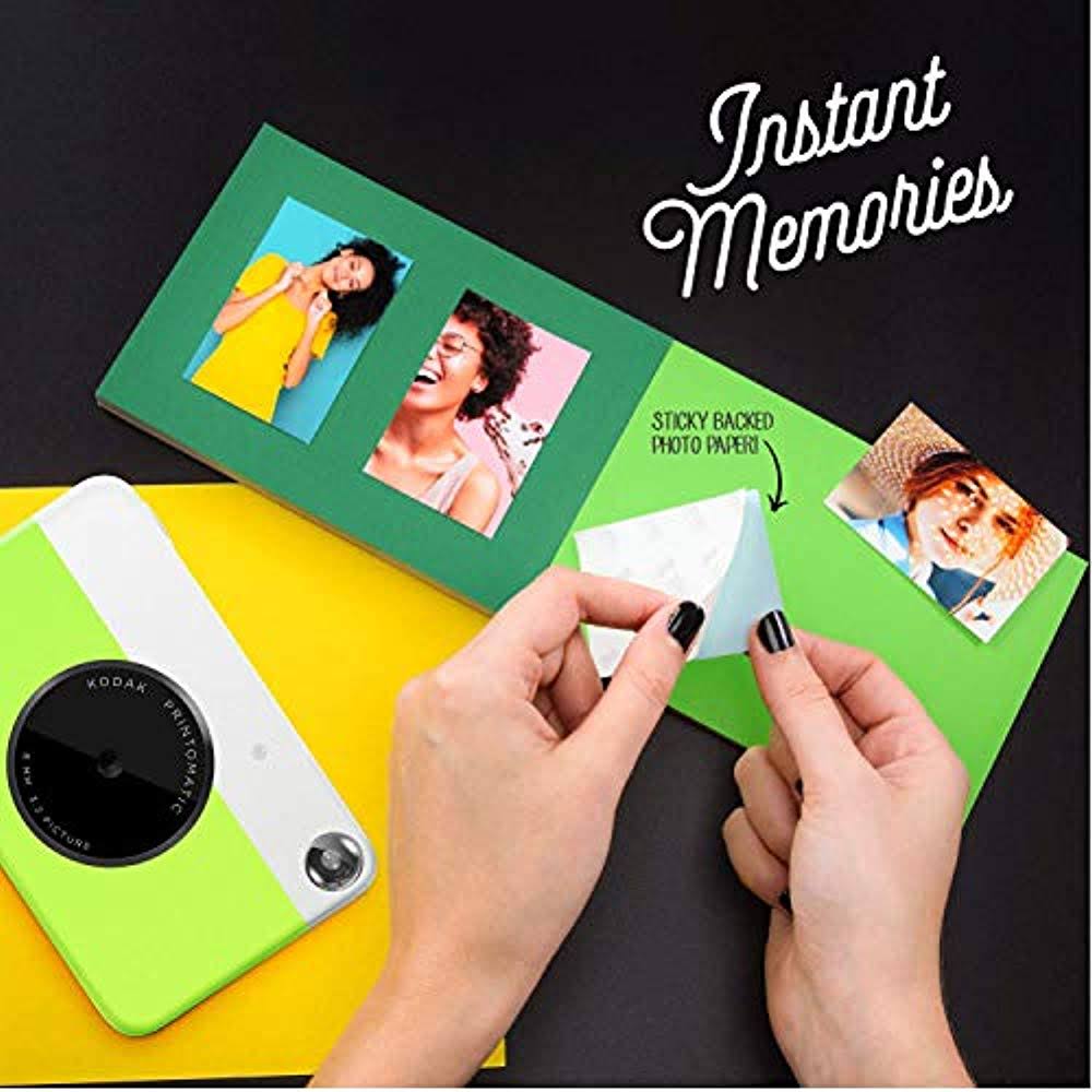 Green Instant Print Camera L7335