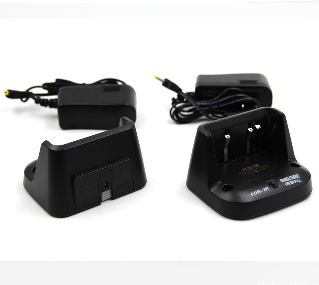 (2-Pack) Battery Charger Compatible with Yaesu Vertex VX-5R VX-6 VX-7R Standard Horizon HX460 HX471 X9231