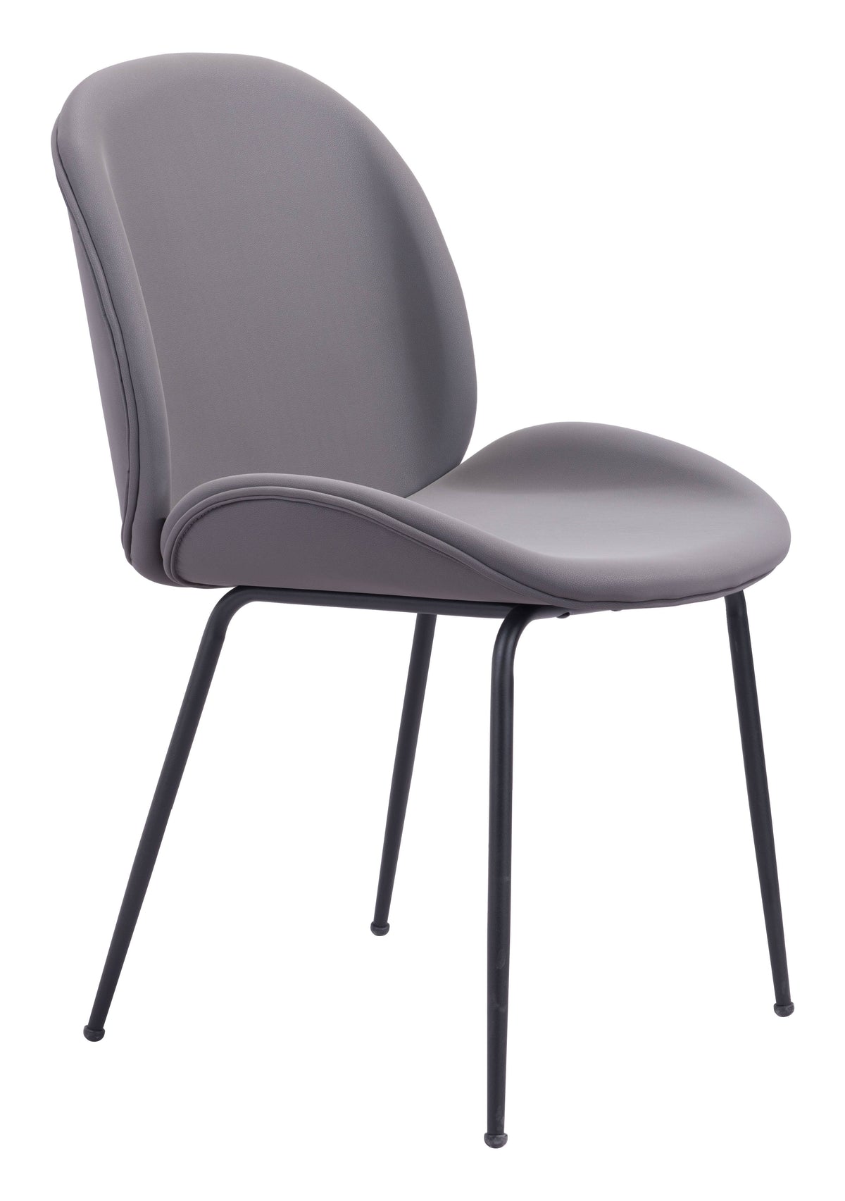 Gray Dining Chair Set of 2 C47374