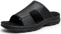 Leather Slip On Sandals K100