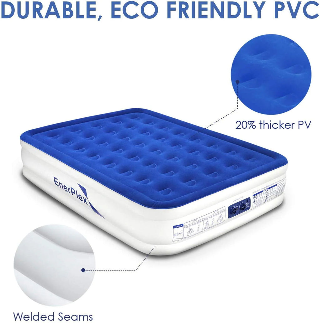 16 Inch Queen Air Mattress with Built in Pump E8478