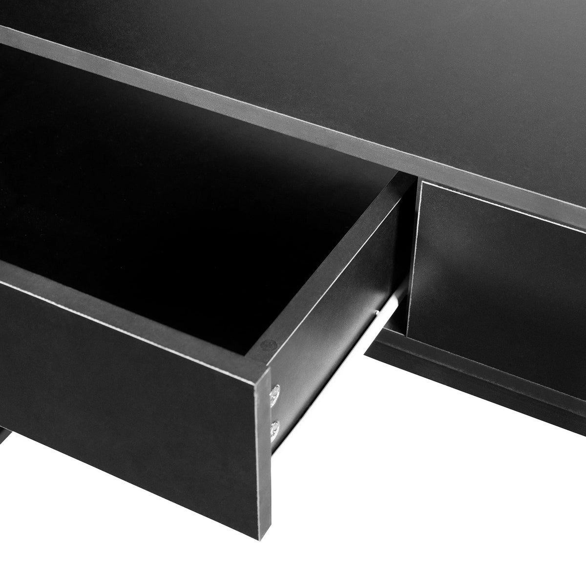 Black Computer Desk with Drawers M7149