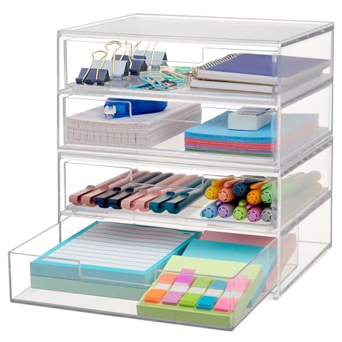 Clear 4 Drawer Organizer G61261