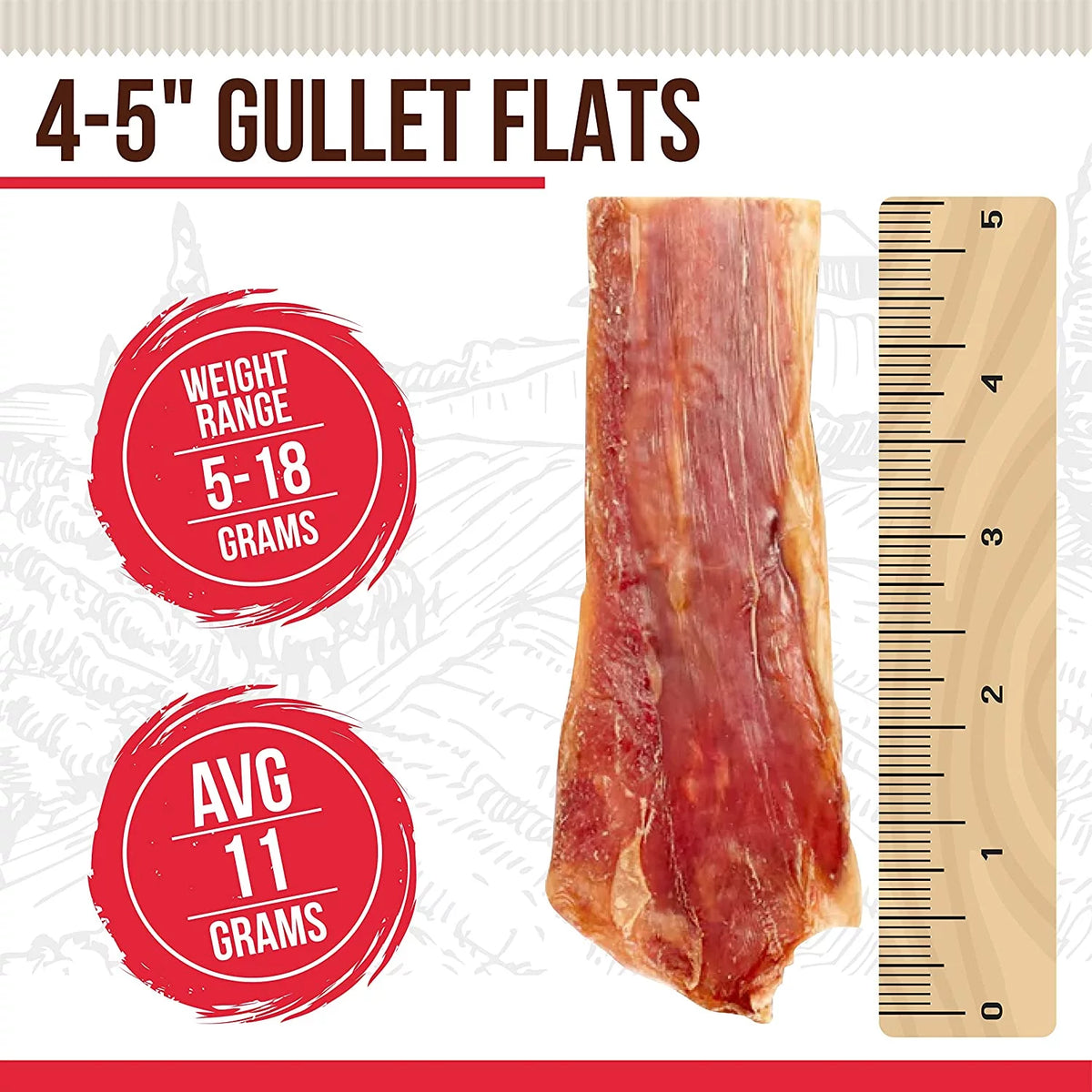 Beef Gullet Strips Dog Treats 14oz G36753