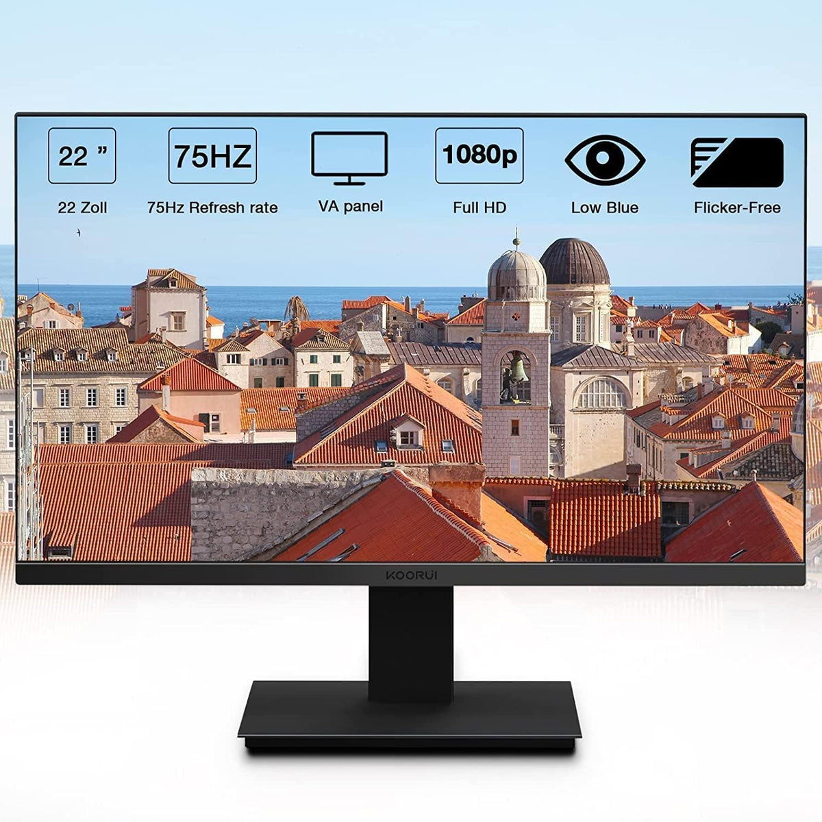 22 inch FHD 1080P 75hz VA LED Monitor Z812