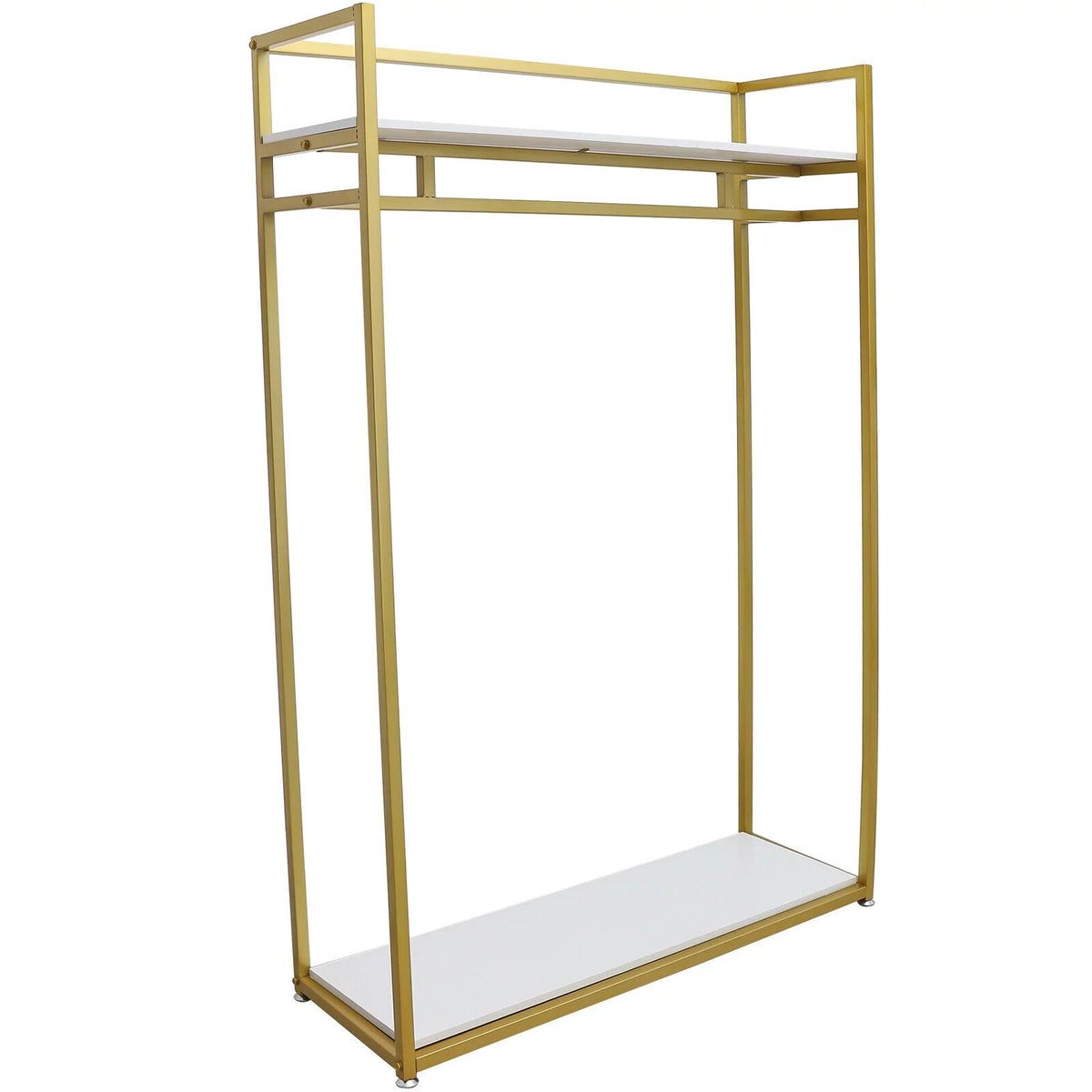 Gold Metal Clothes Rack Q508