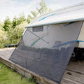 Black RV Awning Shade Screen, 8' x 17'3" P19024