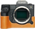 Black Leather Camera Case with Hand Strap K233726