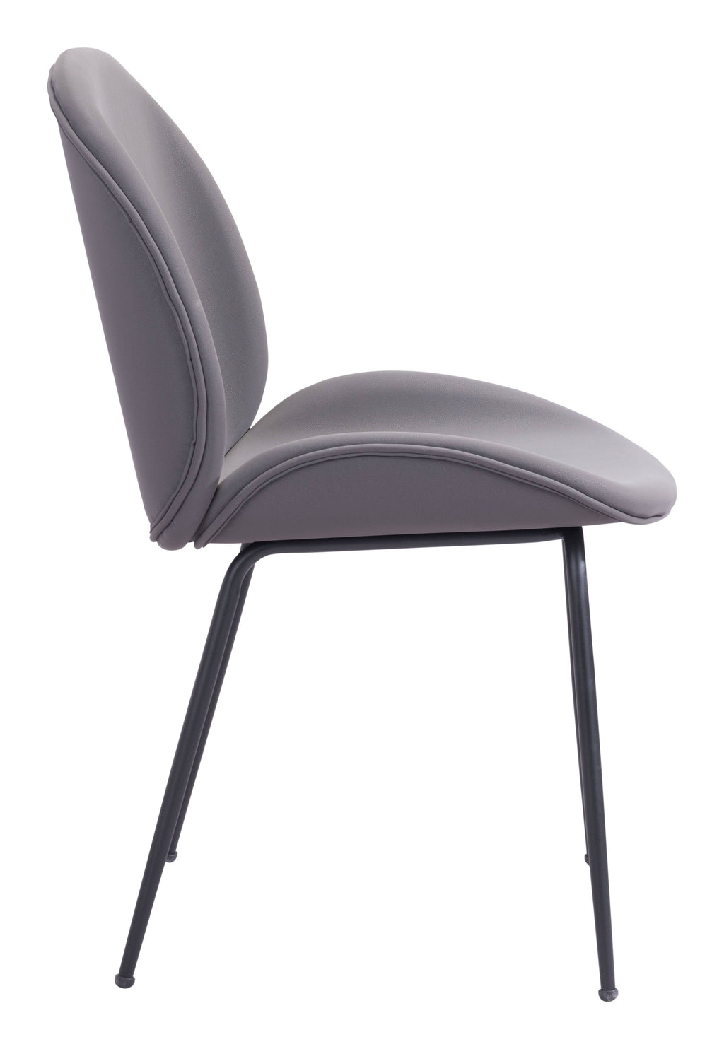 Gray Dining Chair Set of 2 C47374