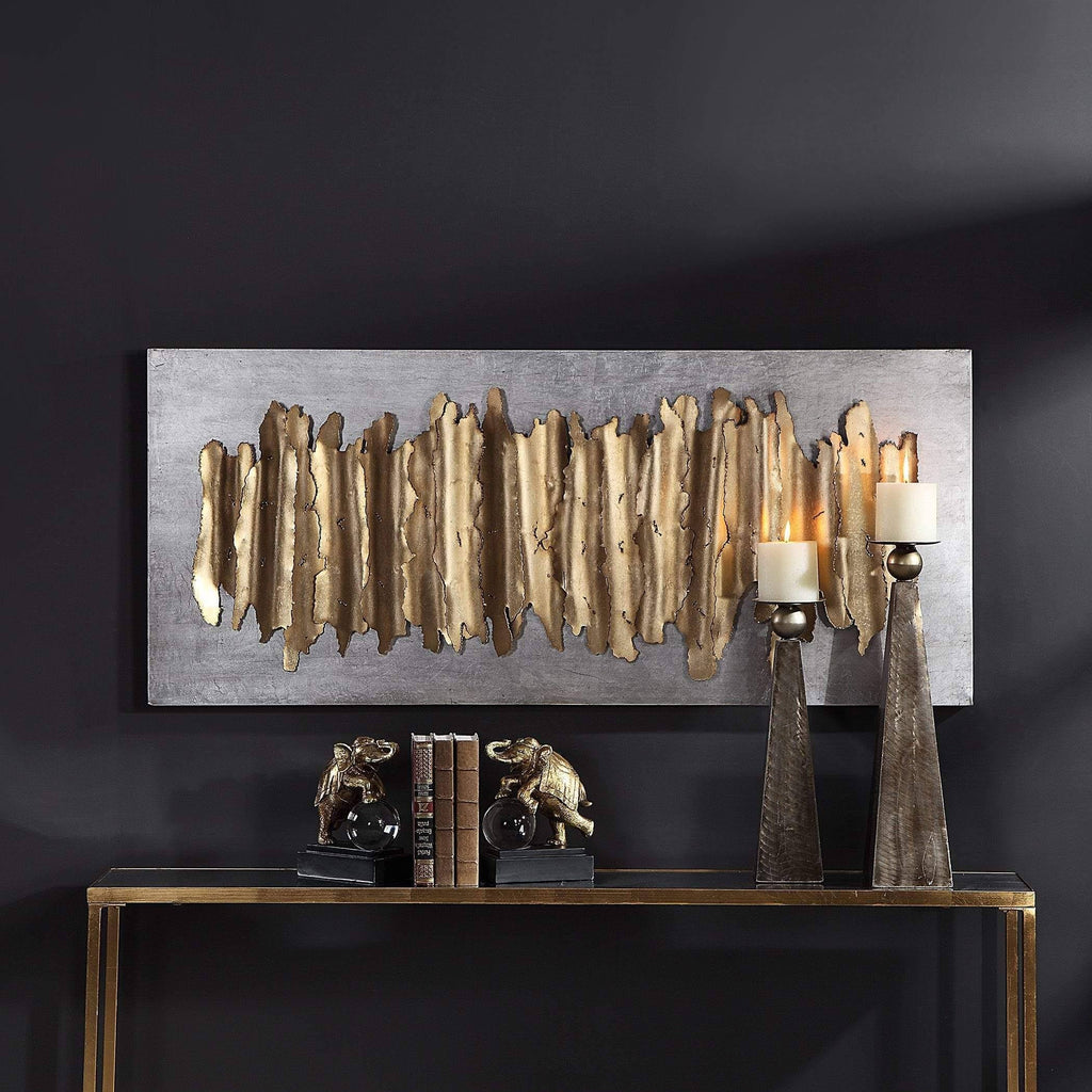 Gold Metal Wall Decor H8494