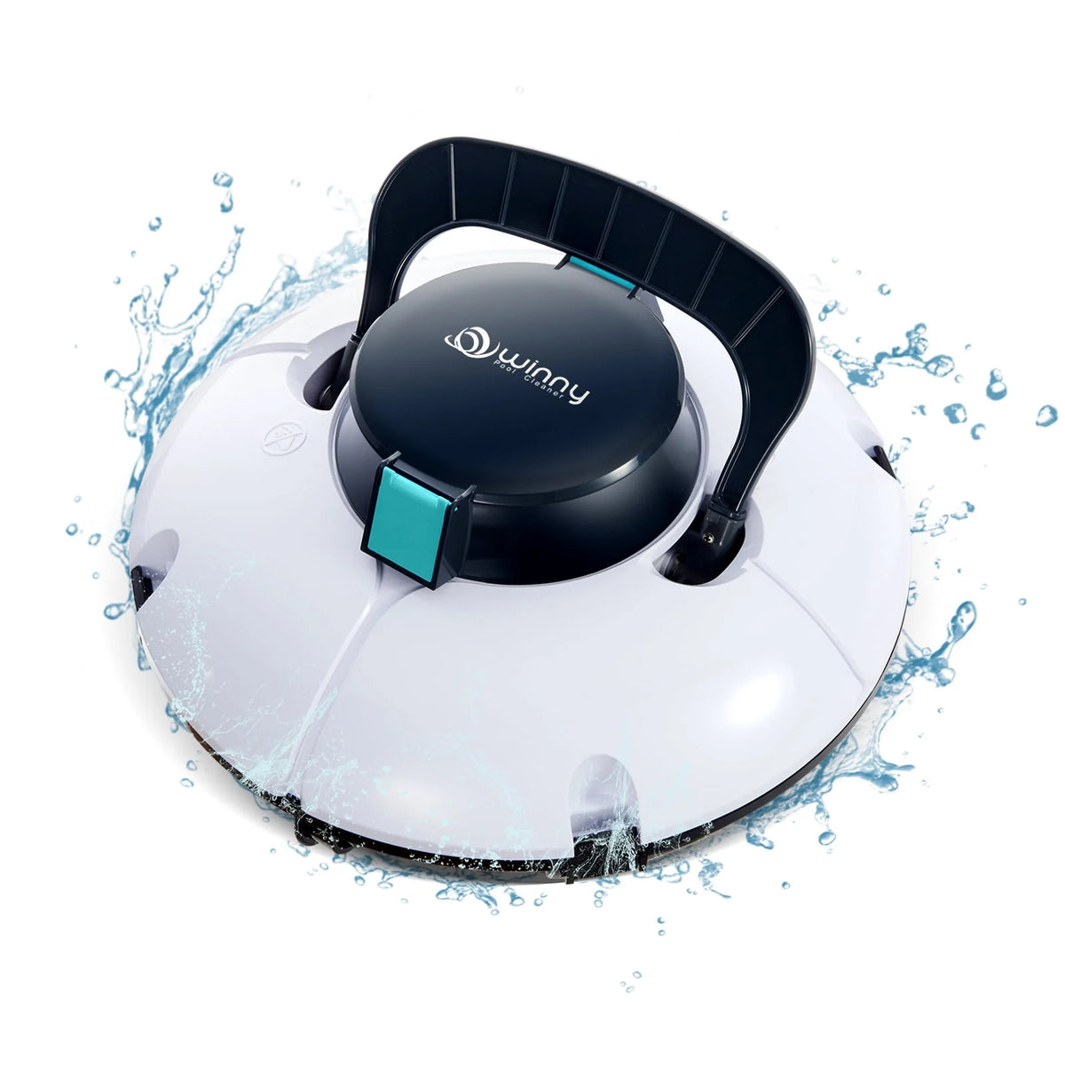 Cordless Robotic Pool Cleaner with Dual Suction Ports Y25842