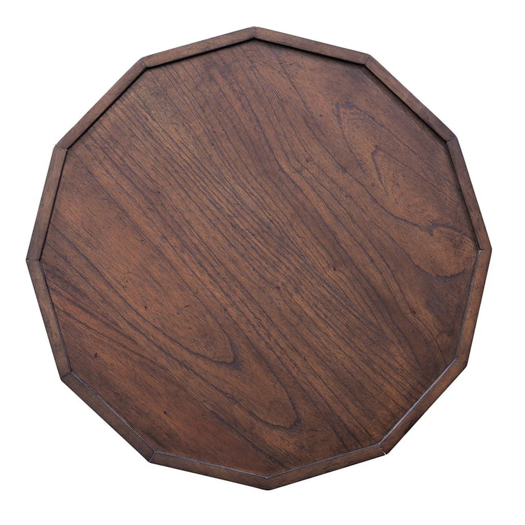 Burnt Caramel Finish Wood End Table D3158