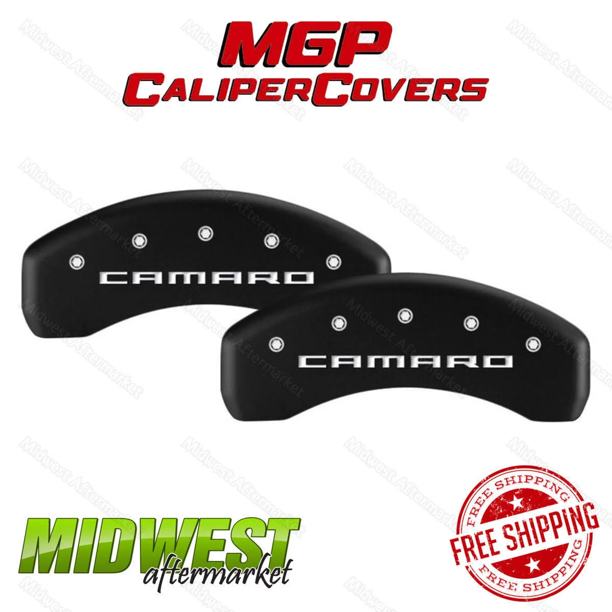 Matte Black Powder Coat Finish Caliper Covers O13936