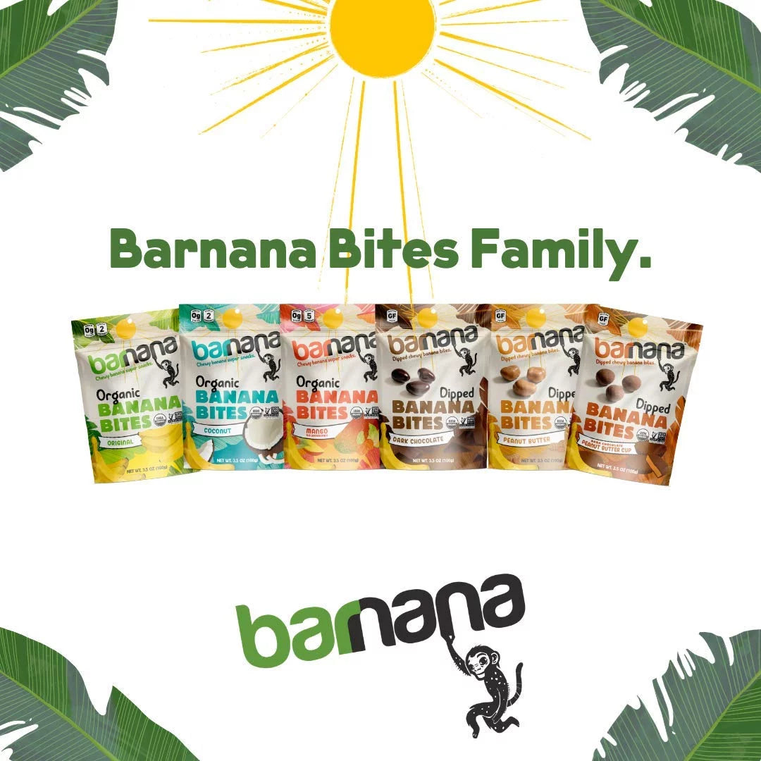 Organic Dark Chocolate Banana Bites 1.4 oz Pack of 12 Z797