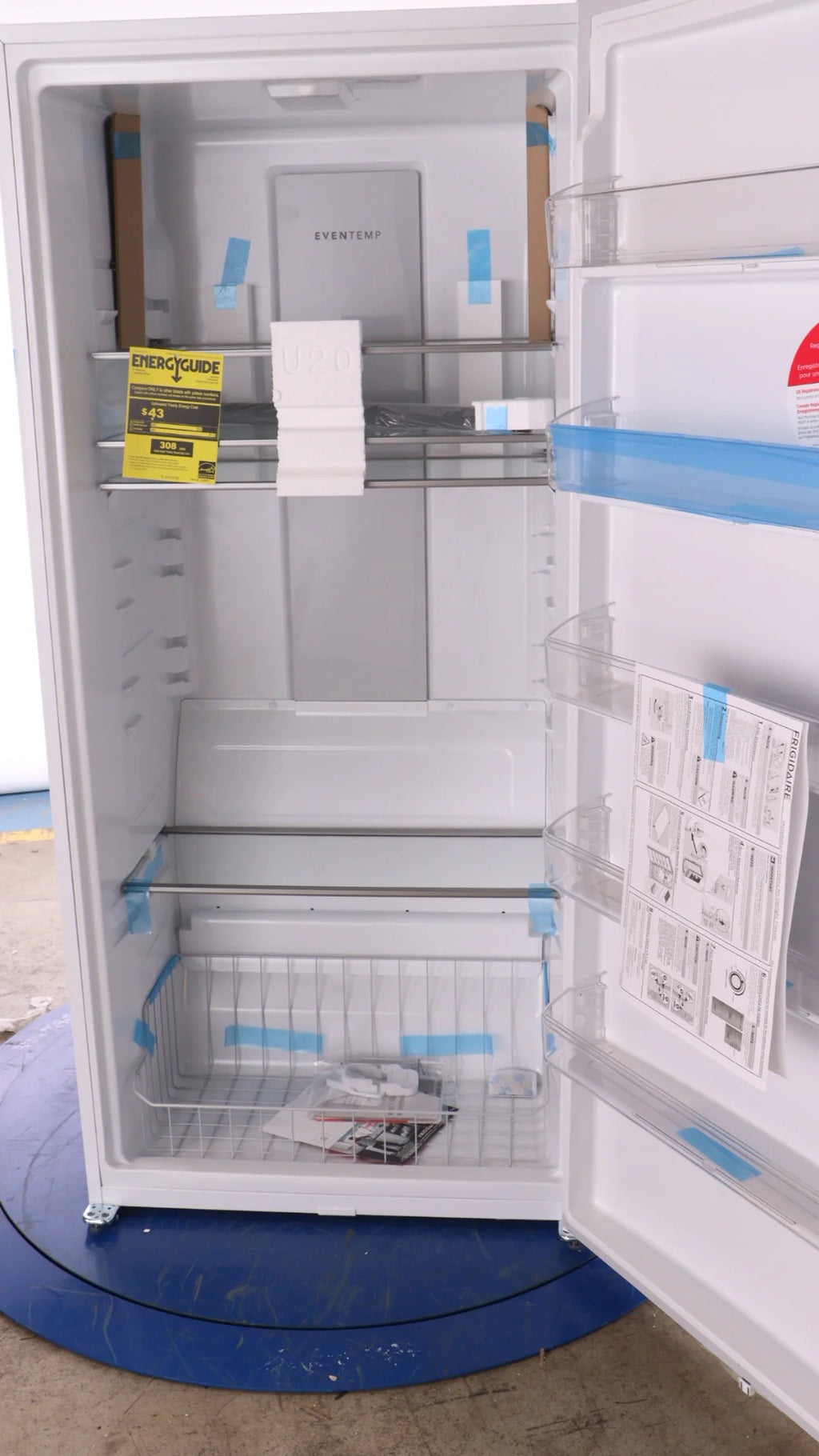 White 20 Cu Ft Single-Door Refrigerator R8214