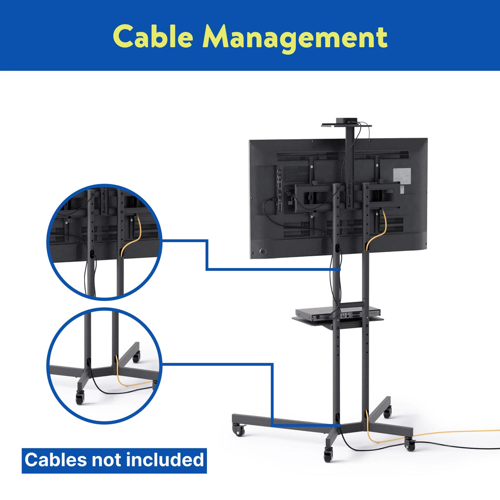 Rolling Floor TV Stand 32"-70" X39409