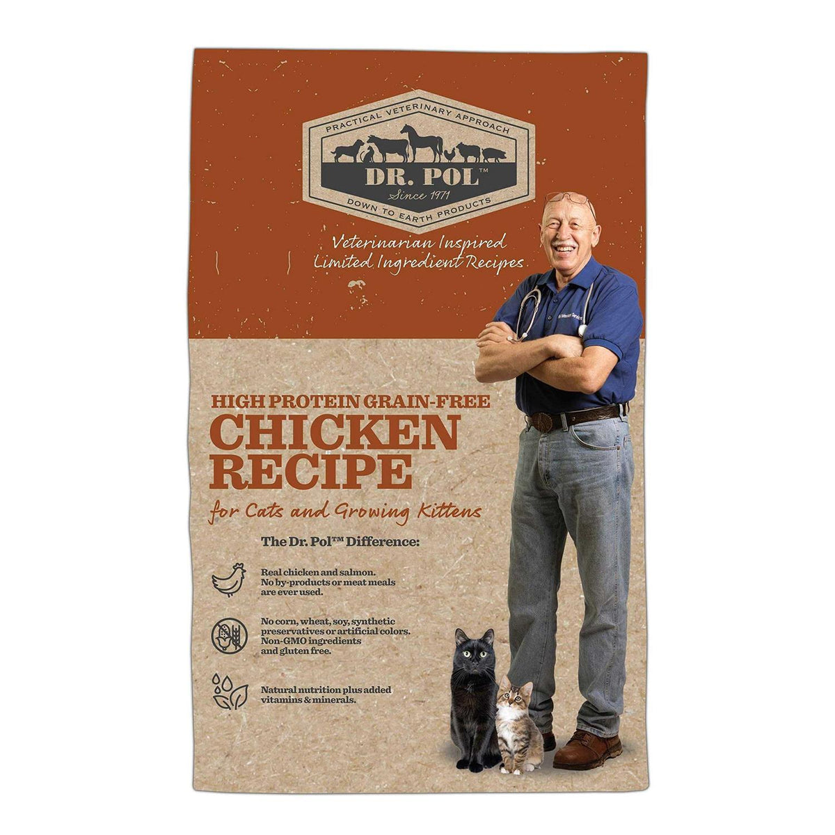 Grain-Free Chicken Recipe Cat Food V4881