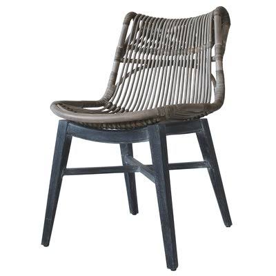 Gray Slat Back Side Chair H25371