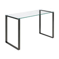 Black Glass Writing Desk O25158
