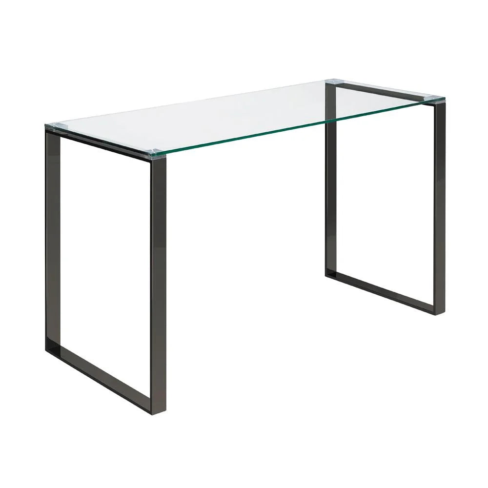 Black Glass Writing Desk O25158