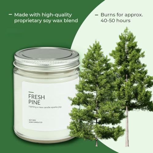 Soy Wax Candles Fresh Pine 7oz G63288