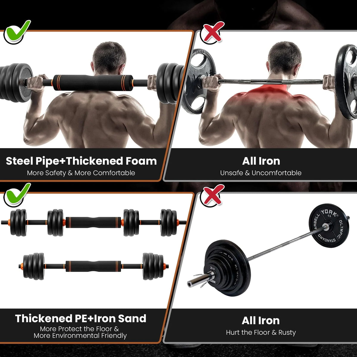 Adjustable Dumbbell Set, Black K984977