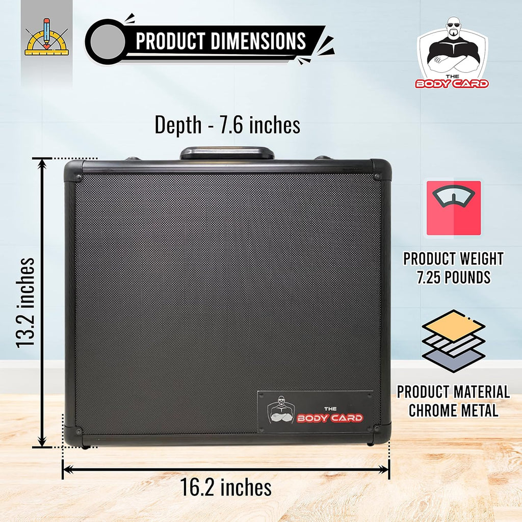 Black Metal Storage Case Pack of 2 T4616